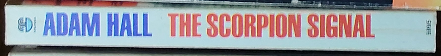 Adam Hall  THE SCORPION SIGNAL spine of book image