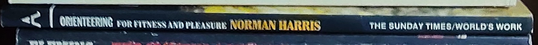 Norman Harris  ORIENTEERING FOR FITNESS AND PLEASURE spine of book image