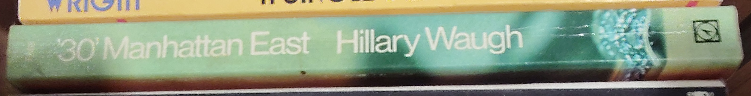 Hillary Waugh  '30' MANHATTAN EAST spine of book image