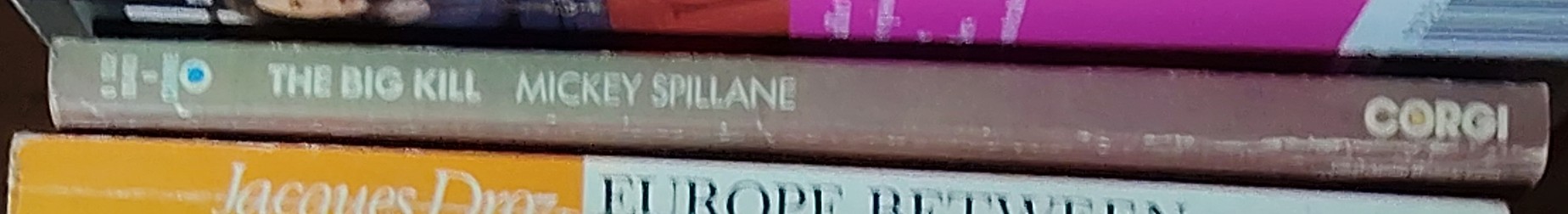 Mickey Spillane  THE BIG KILL spine of book image