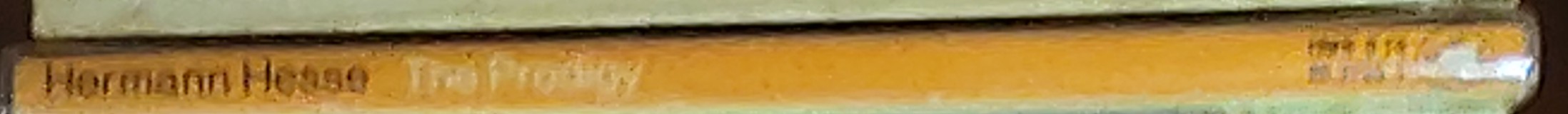 Hermann Hesse  THE PRODIGY spine of book image