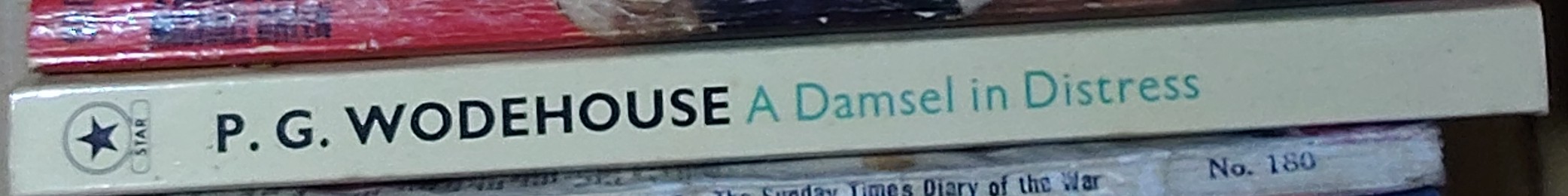 P.G. Wodehouse  A DAMSEL IN DISTRESS spine of book image