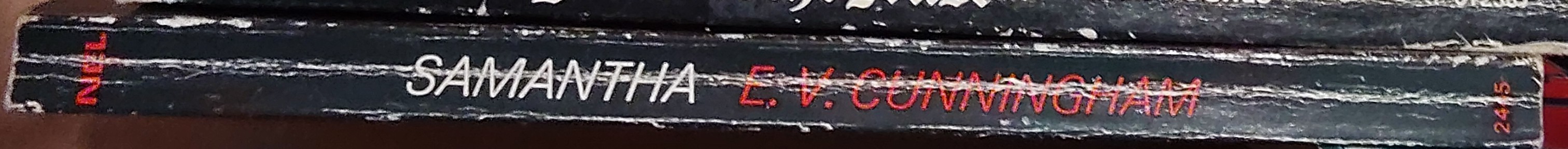 E.V. Cunningham  SAMANTHA spine of book image