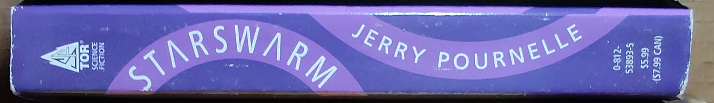 Jerry Pournelle  STARSWARM spine of book image