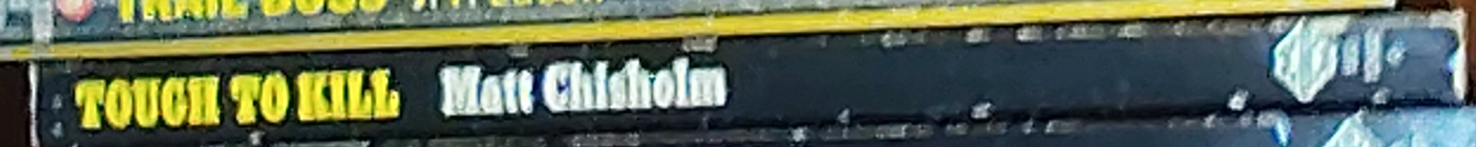 Matt Chisholm  TOUGH TO KILL [McALLISTER] spine of book image