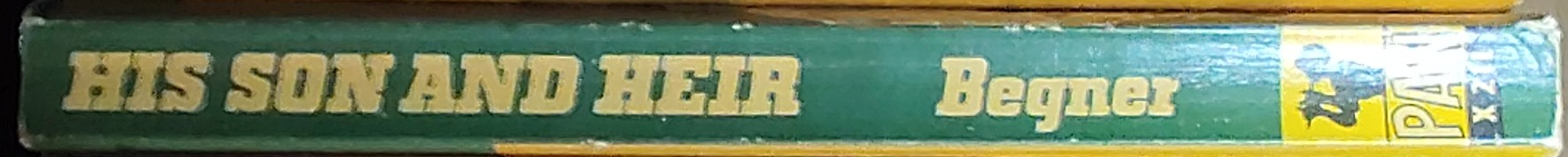 Edith P. Begner  HIS SON AND HEIR spine of book image