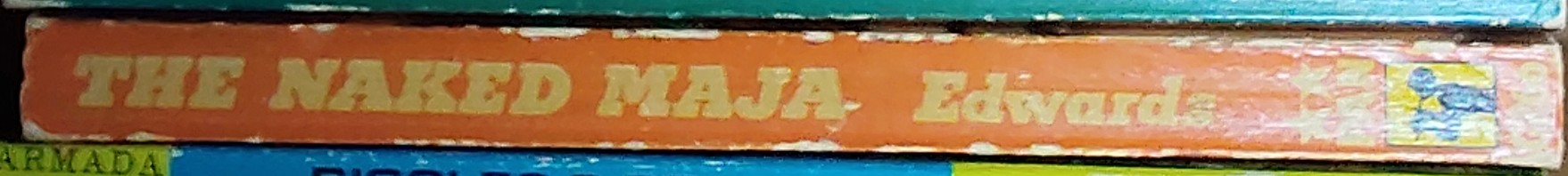 Samuel Edwards  THE NAKED MAJA spine of book image