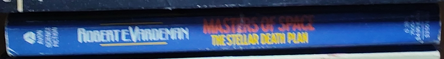 Robert E. Vardeman  MASTERS OF SPACE: THE STELLAR DEATH PLAN spine of book image