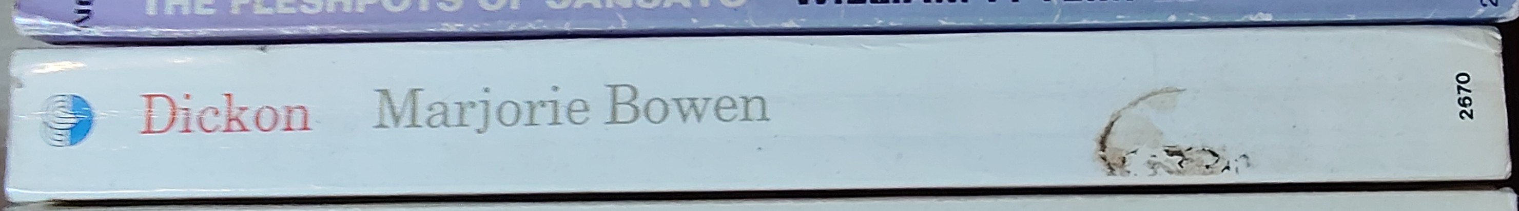 Marjorie Bowen  DICKON spine of book image