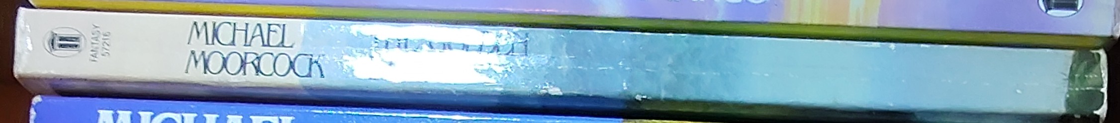 Michael Moorcock  THE GOLDEN BARGE spine of book image