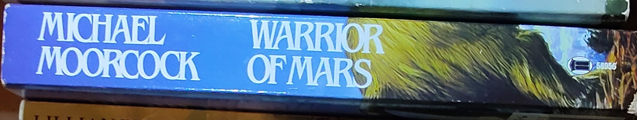 Michael Moorcock  WARRIOR OF MARS spine of book image