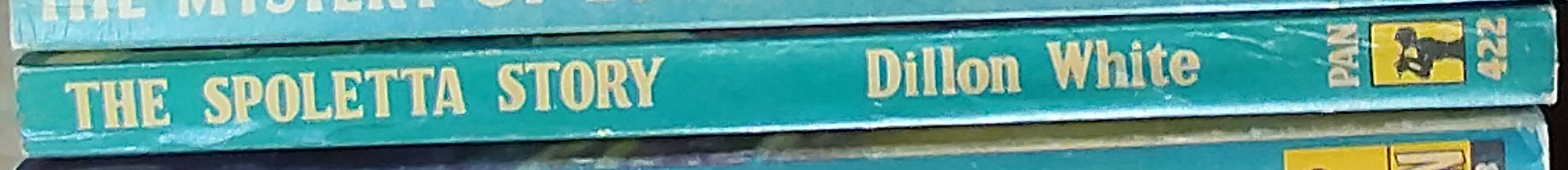 James Dillon White  THE SPOLETTA STORY spine of book image