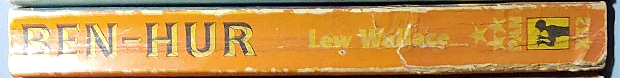 Lew Wallace  BEN-HUR (Film tie-in) spine of book image