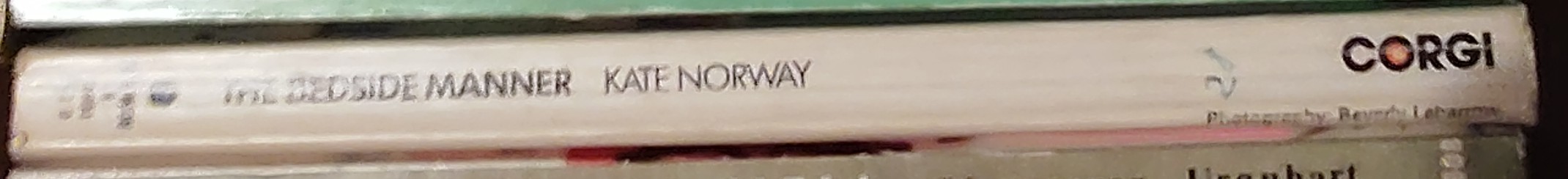 Kate Norway  THE BEDSIDE MANNER spine of book image