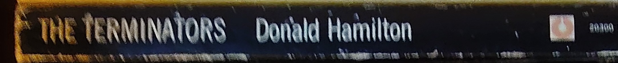 Donald Hamilton  THE TERMINATORS spine of book image
