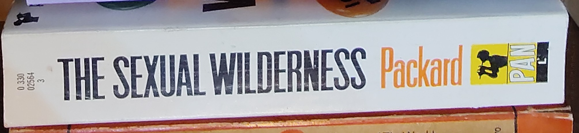 Vance Packard  THE SEXUAL WILDERNESS spine of book image