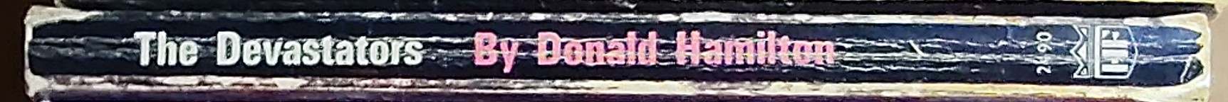 Donald Hamilton  THE DEVASTATORS spine of book image