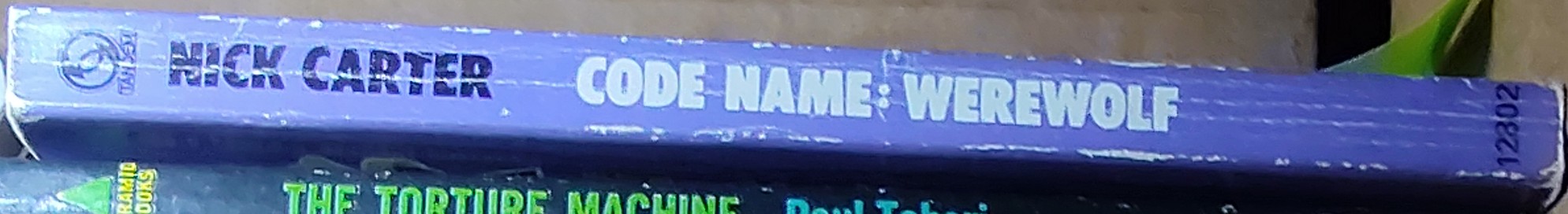 Nick Carter  CODE NAME: WEREWOLF spine of book image