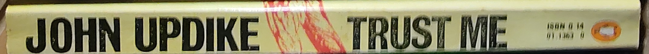 John Updike  TRUST ME spine of book image