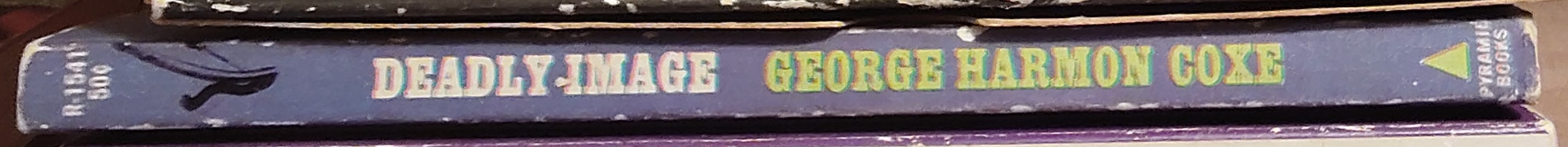 George Harmon Coxe  DEADLY IMAGE spine of book image