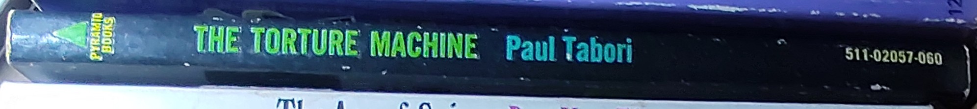 Paul Tabori  THE TORTURE MACHINE spine of book image