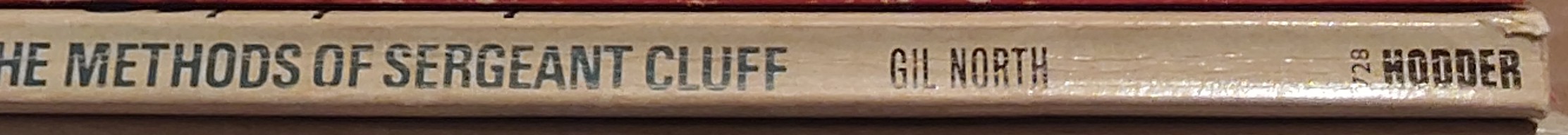 Gil North  THE METHODS OF SERGEANT CLUFF spine of book image