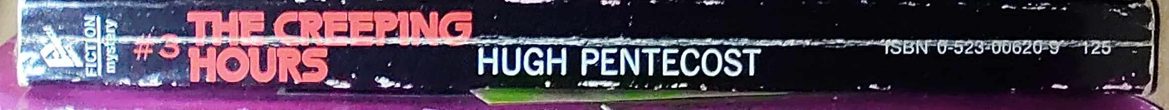 Hugh Pentecost  THE CREEPING HOURS spine of book image