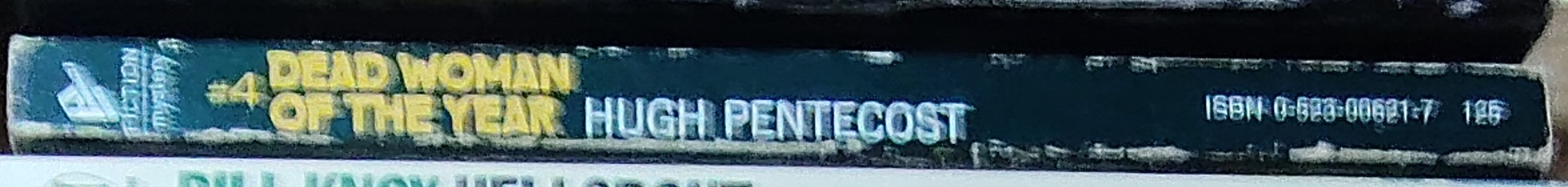 Hugh Pentecost  DEAD WOMAN OF THE YEAR spine of book image