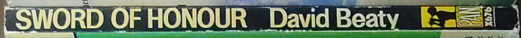 David Beaty  SWORD OF HONOUR spine of book image