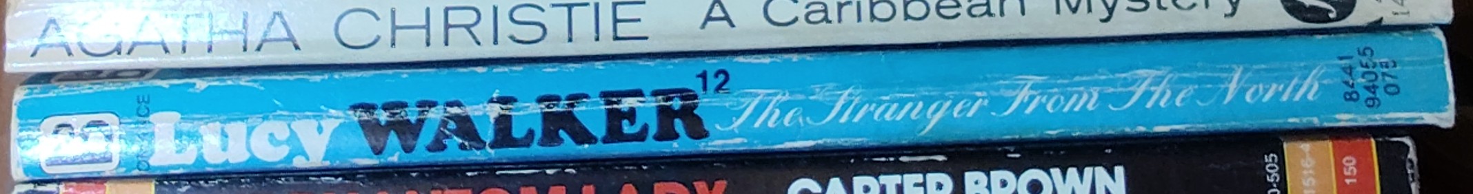 Lucy Walker  THE STRANGER FROM THE NORTH spine of book image