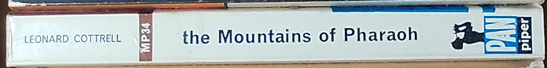 Leonard Cottrell  THE MOUNTAINS OF PHARAOH spine of book image