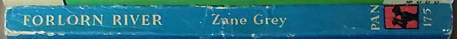 Zane Grey  FORLORN RIVER spine of book image