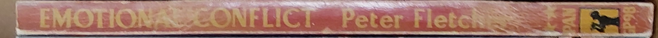 Peter Fletcher  EMOTIONAL CONFLICT spine of book image