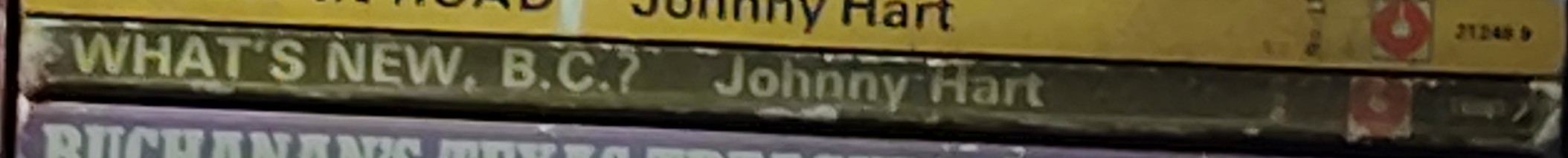 Johnny Hart  WHAT'S NEW, B.C.? spine of book image