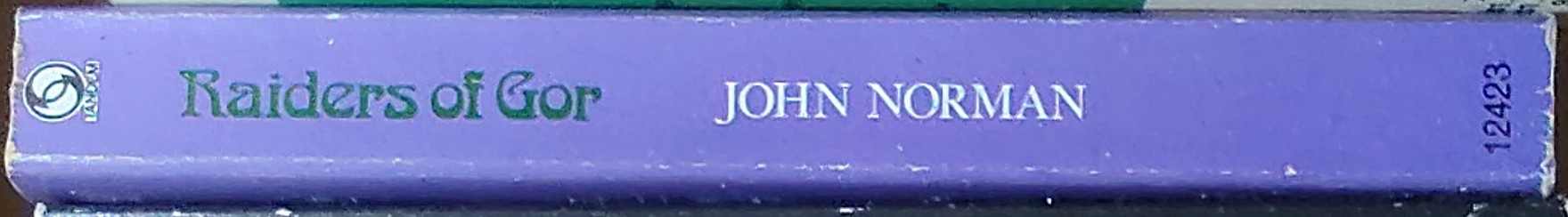 John Norman  RAIDERS OF GOR spine of book image