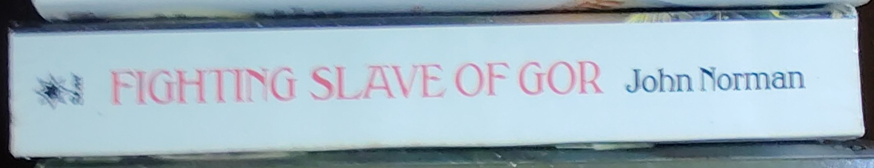 John Norman  FIGHTING SLAVE OF GOR spine of book image