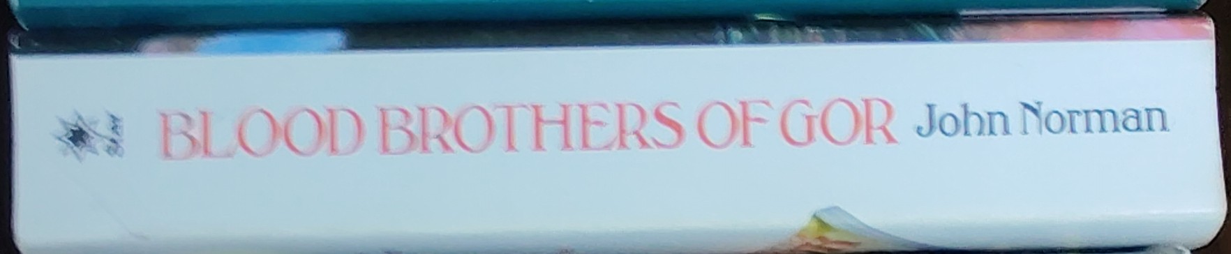John Norman  BLOOD BROTHERS OF GOR spine of book image