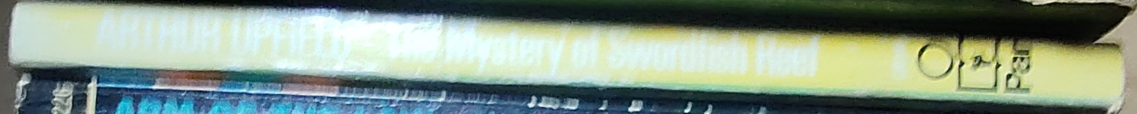 Arthur Upfield  THE MYSTERY OF SWORDFISH REEF spine of book image