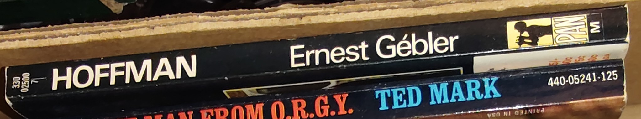 Ernest Gebler  HOFFMAN (Film tie-in) [Originally entitled SHALL I EAT YOU NOW?] spine of book image