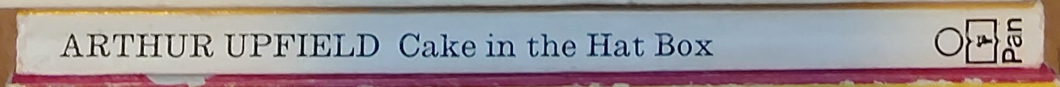 Arthur Upfield  CAKE IN THE HAT BOX (TV tie-in) spine of book image