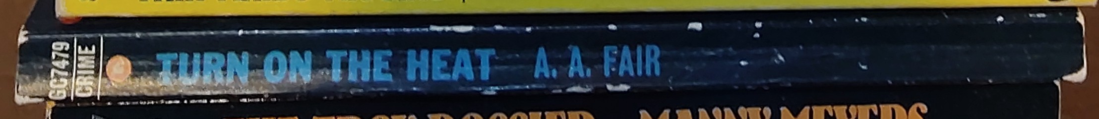 A.A. Fair  TURN ON THE HEAT spine of book image
