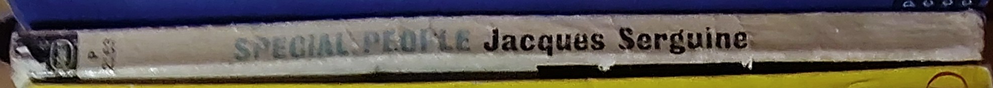 Jacques Serguine  SPECIAL PEOPLE spine of book image
