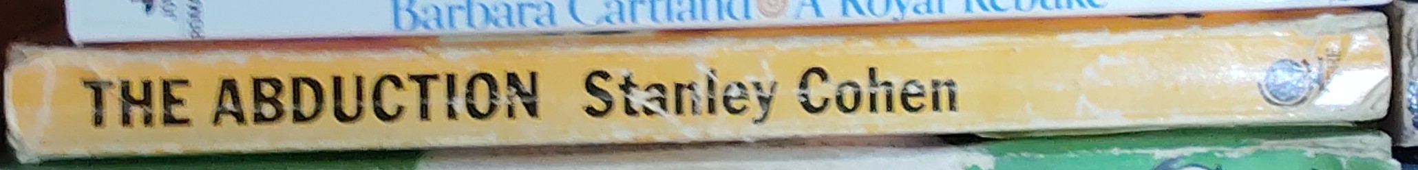 Stanley Cohen  THE ABDUCTION spine of book image