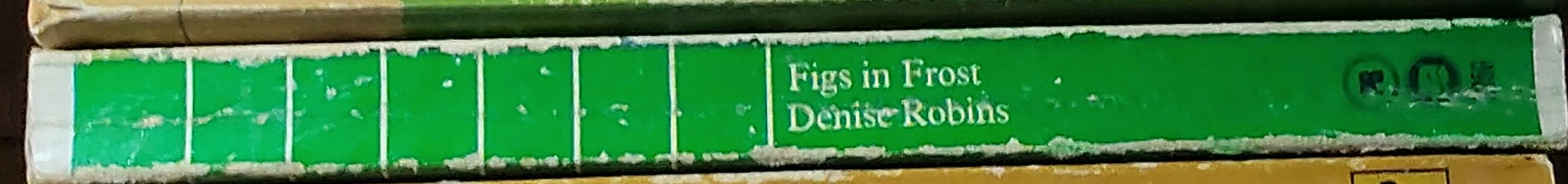 Denise Robins  FIGS IN FROST spine of book image