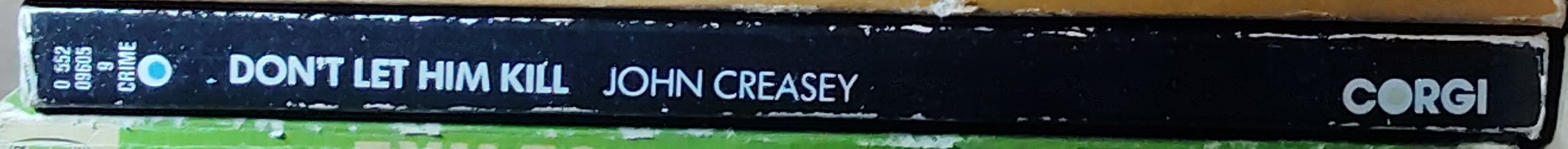 Gordon Ashe  DON'T LET HIM KILL spine of book image