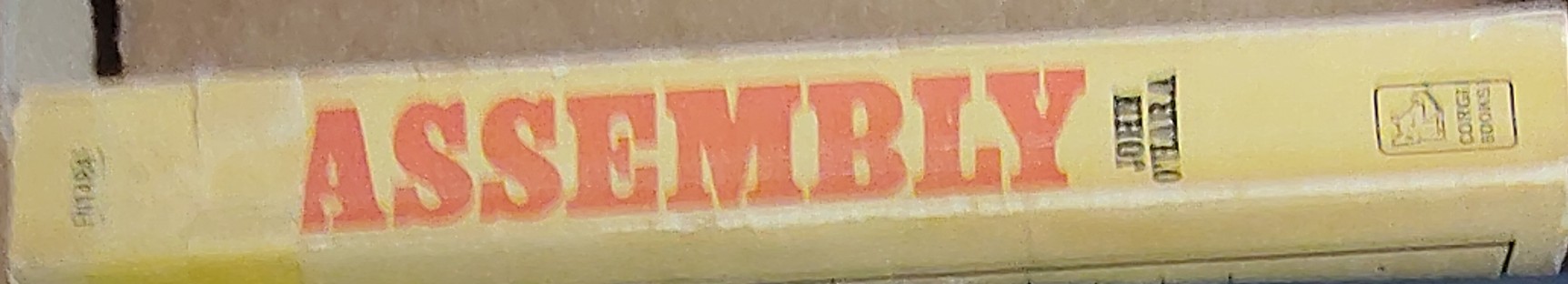 John O'Hara  ASSEMBLY spine of book image