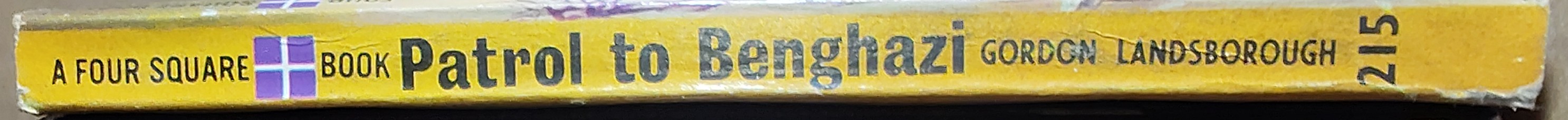 Gordon Landsborough  PATROL TO BENGHAZI spine of book image