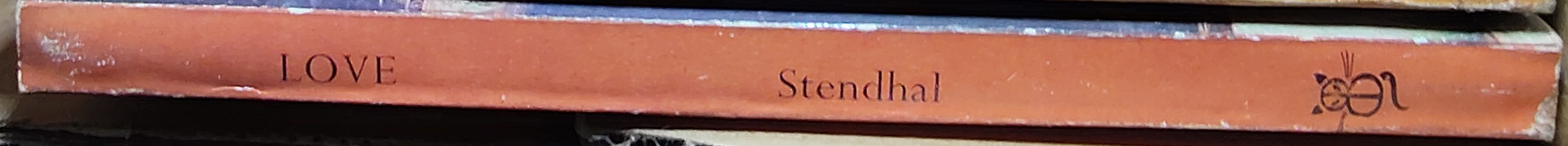 Stendhal   LOVE spine of book image