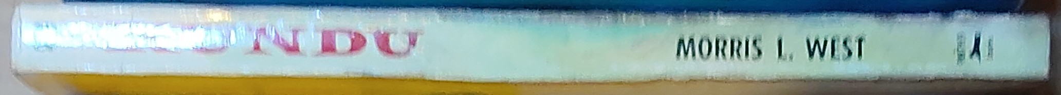 Morris L. West  KUNDU spine of book image