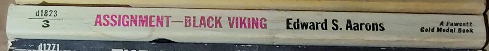 Edward S. Aarons  ASSIGNMENT BLACK VIKING spine of book image